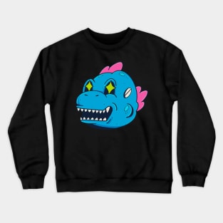 Baby Godzilla Head Crewneck Sweatshirt